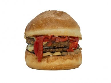 Double Mantarlı Burger