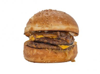 Double Patlıcanlı Burger